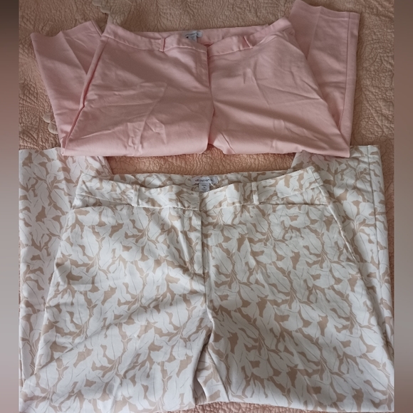 Set of 2 Liz Claiborne "Emma" pants Spring 16 NWOT Stretch Slim Straight leg - Picture 4 of 8